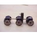976 - Overland diesel tower gearbox,42" blackend wheels  ( 6 wheel truck;SD70ACe etc.) ,coasting, 2mm top shaft; 1-45/64 c to c axles; 2.0mm axle tips  - Pkg. 1 pair